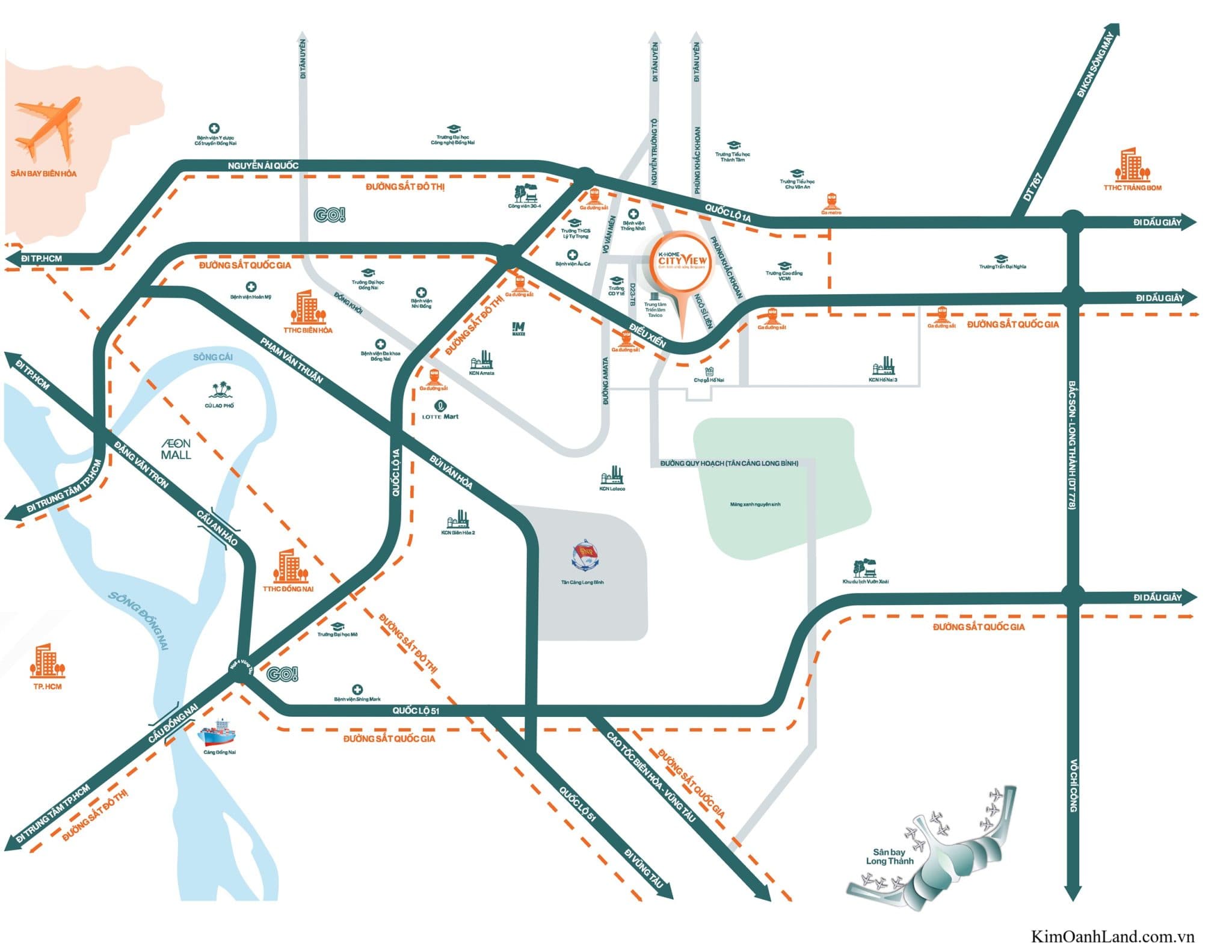 Bản đồ vị trí dự án K-Home City View